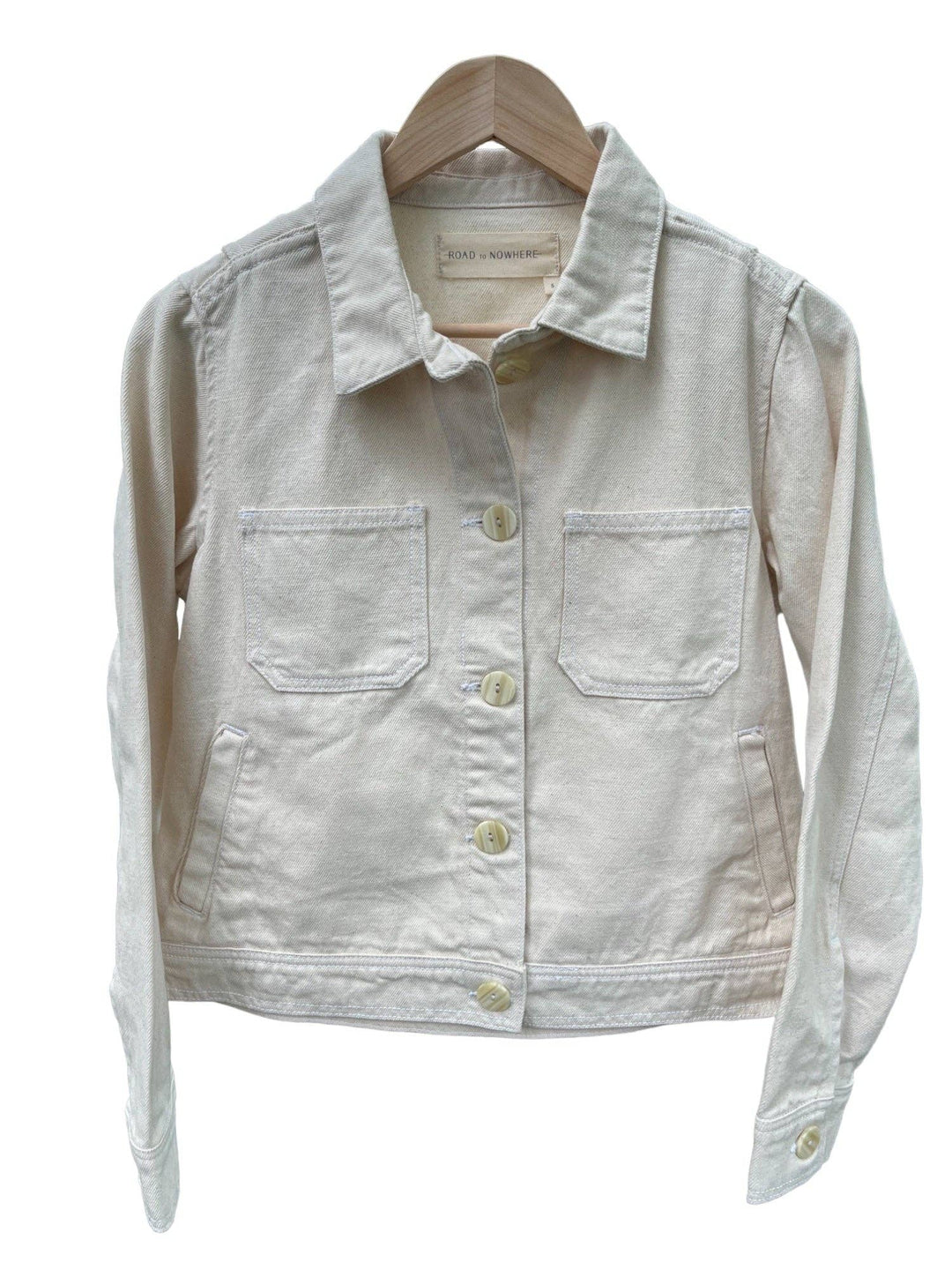 Road to Nowhere Clothing - Women's Cody Recycled Cotton Jacket SS24: M / Canvas