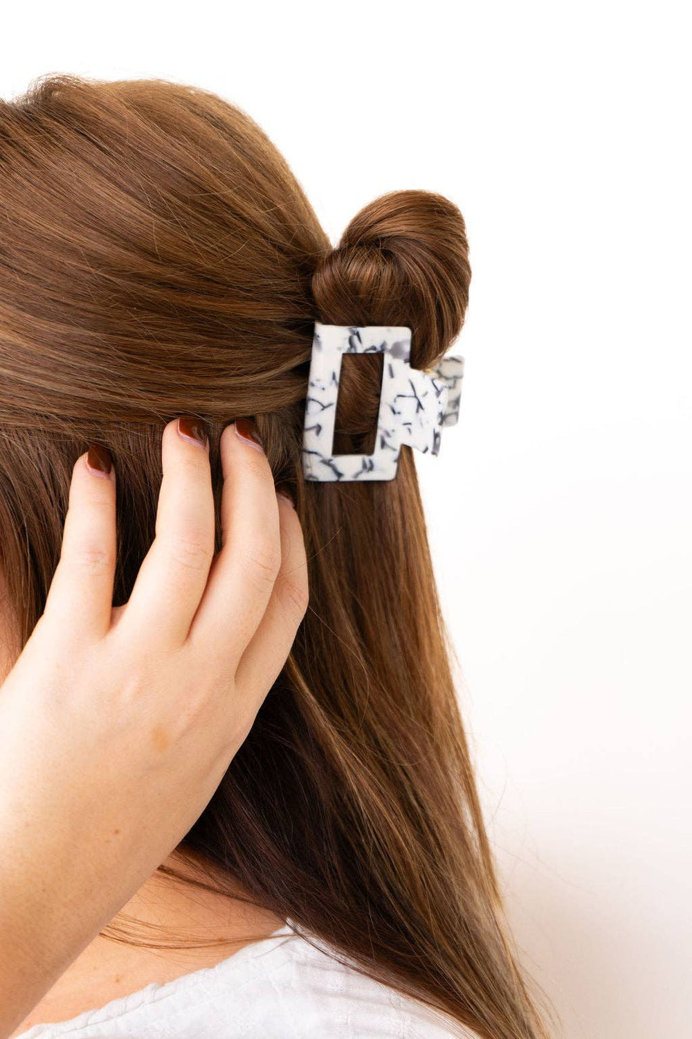 Spiffy & Splendid - Carly Hair Claw - Marble / Spring, Easter, Mother's Day