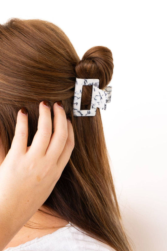 Spiffy & Splendid - Carly Hair Claw - Marble / Spring, Easter, Mother's Day