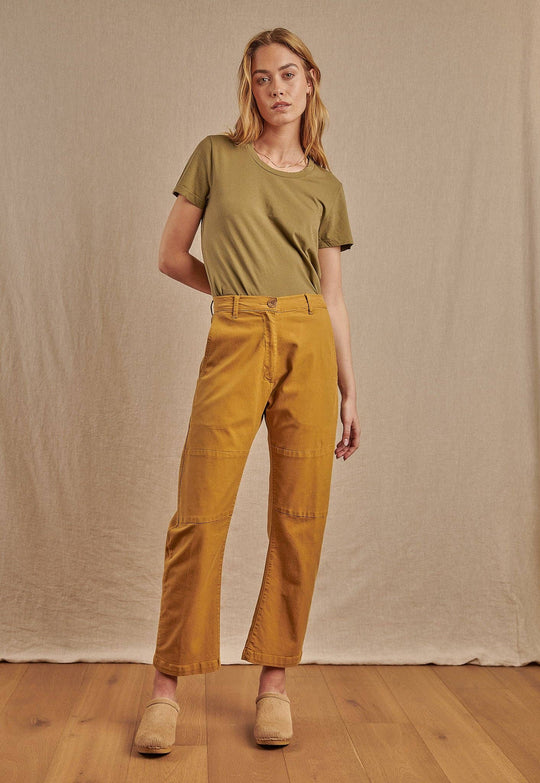 Road to Nowhere Clothing - Women's Baja Japanese Twill Pant SS24: 2 / Bone
