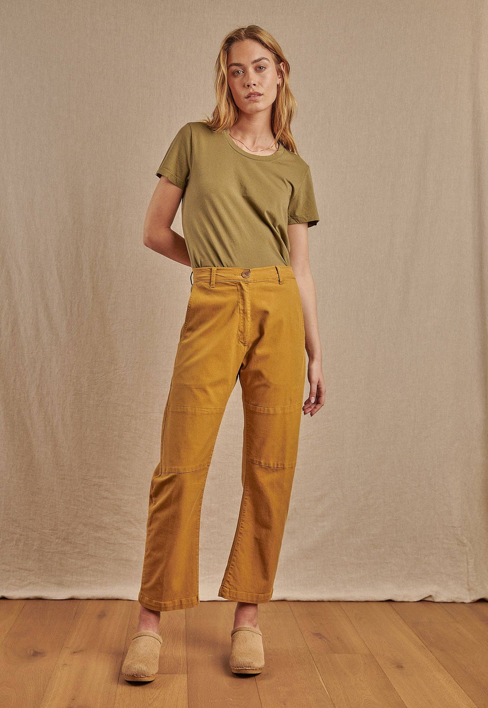 Road to Nowhere Clothing - Women's Baja Japanese Twill Pant SS24: 4 / Bone