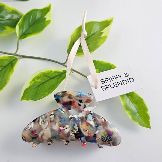 Spiffy & Splendid - Carmen Hair Claw - Multicolor / Spring, Easter, Mother's Day